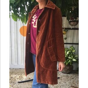 Vintage 70’s corduroy and wool coat